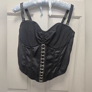 Cacique Corset Hook Closure Mesh Back Size 40 NWT